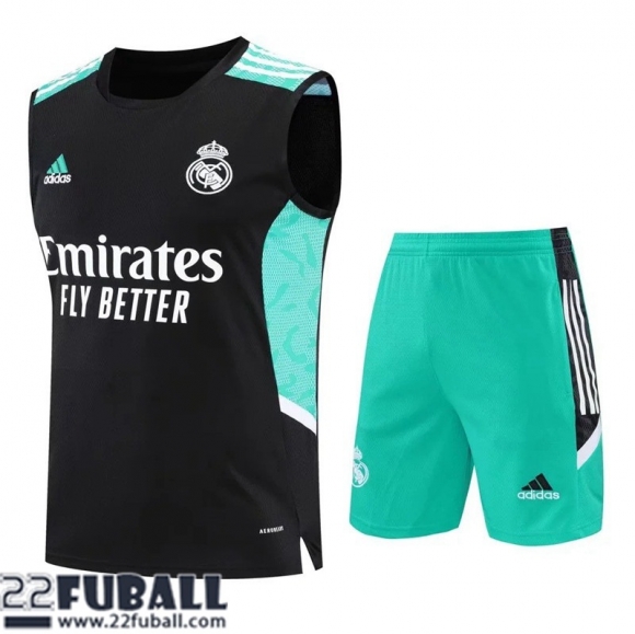 Ohne Ärmel Real Madrid Schwarz Herren 22 23 PL490