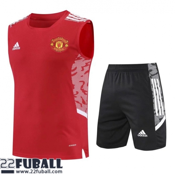 Ohne Ärmel Manchester United Rot Herren 22 23 PL494