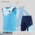 Ohne Ärmel Olympique Marseille Blau Herren 22 23 PL504