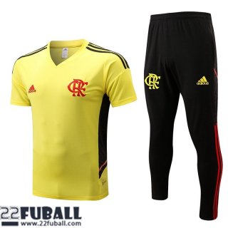 T-Shirt Flamengo Gelb Herren 22 23 PL518