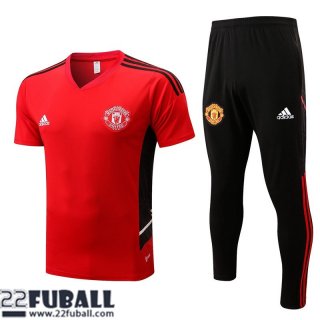 T-Shirt Manchester United Rot Herren 22 23 PL523