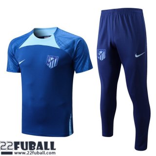 T-Shirt Atletico Madrid Blau Herren 22 23 PL535