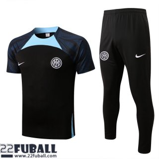 T-Shirt Inter Mailand Schwarz Herren 22 23 PL543