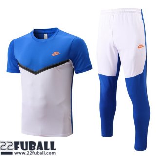 T-Shirt Sport Weiß Blau Herren 22 23 PL547