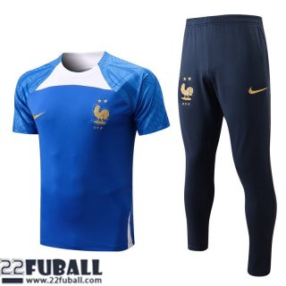 T-Shirt Frankreich Blau Herren 22 23 PL551