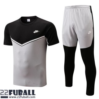 T-Shirt Sport grau schwarz Herren 22 23 PL552