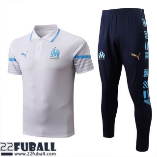 T-Shirt Olympique Marseille Weiss Herren 22 23 PL578
