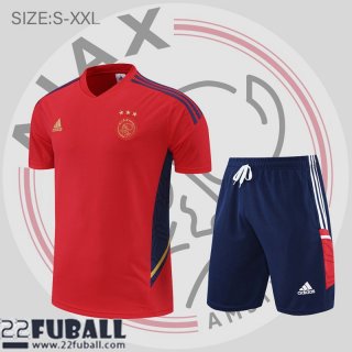 T-Shirt Ajax Rot Herren 22 23 PL581
