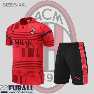 T-Shirt AC Milan Rot Herren 22 23 PL587