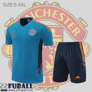 T-Shirt Manchester United Blau Herren 22 23 PL589