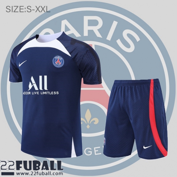 T-Shirt PSG Blau Herren 22 23 PL595