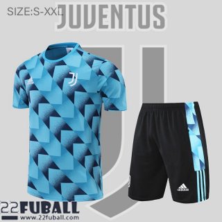 T-Shirt Juventus Blau Herren 22 23 PL603