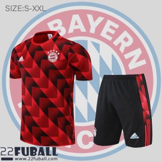 T-Shirt Bayern Munchen rot schwarz Herren 22 23 PL604