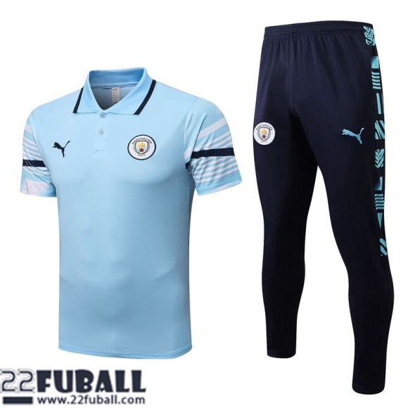 T-Shirt Manchester City blau Herren 22 23 PL607