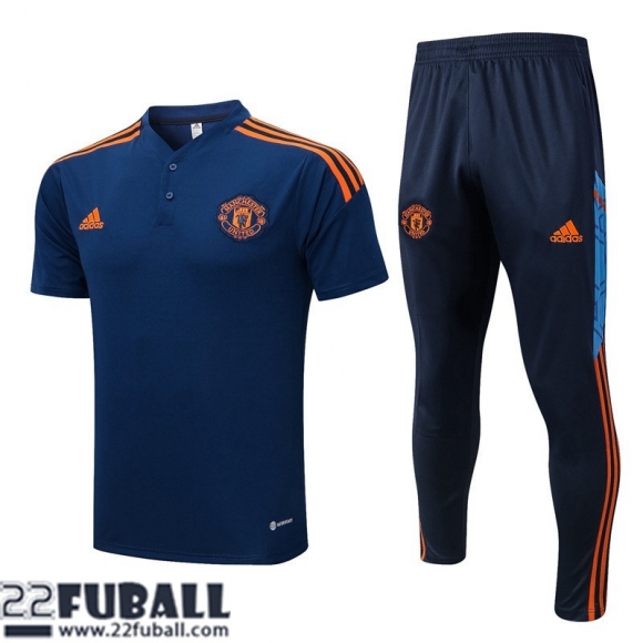 T-Shirt Manchester United blau Herren 22 23 PL612