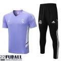 Trainingsanzug T Shirt Real Madrid Violett Herren 22 23 TG541