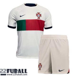 Fussball Trikots Portugal Auswärtstrikot Kinder 22 23