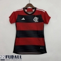 Fussball Trikots Flamengo Durchgesickerte Version nach Hause Damen 23 24