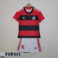 Fussball Trikots Flamengo Durchgesickerte Version nach Hause Kinder 23 24
