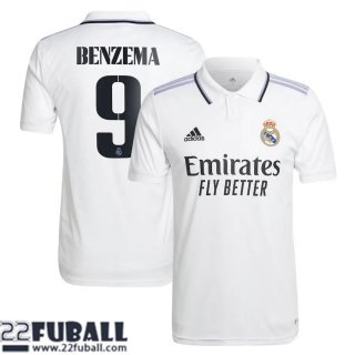 Fussball Trikots Real Madrid Heimtrikot Herren 22 23 Benzema 9