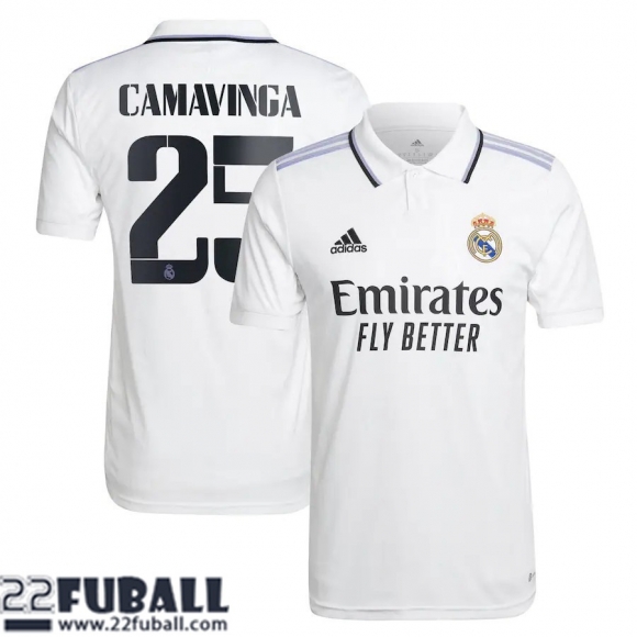 Fussball Trikots Real Madrid Heimtrikot Herren 22 23 Camavinga 25