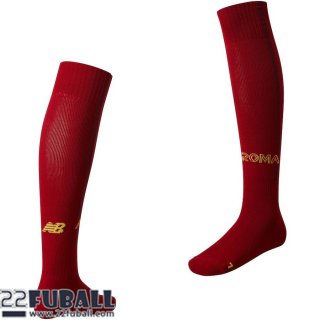 Fussball Socken AS Roma Heimtrikot 22 23