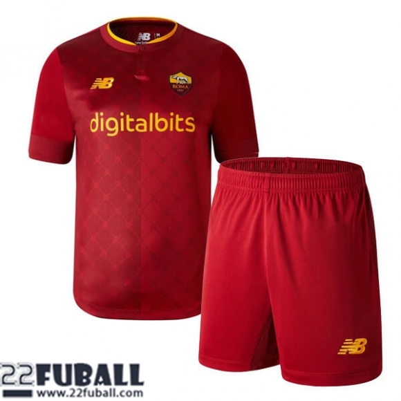 Fussball Trikots AS Roma Heimtrikot Kinder 22 23