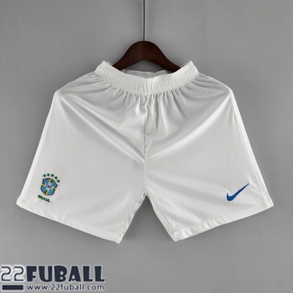 Fussball Shorts Brasilien Weiß Herren 2022 DK167