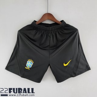 Fussball Shorts Brasilien schwarz Herren 2022 DK169