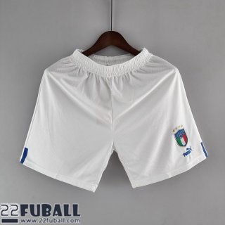 Fussball Shorts Italien Weiß Herren 2022 DK171