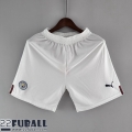 Fussball Shorts Manchester City Weiß Herren 22 23 DK182