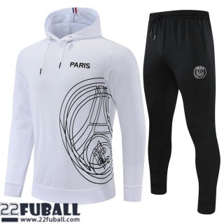 Sweatshirt Foot PSG Weiss Herren 22 24 SW40