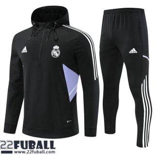 Sweatshirt Foot Real Madrid Schwarz Herren 22 23 SW42