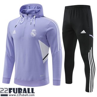 Sweatshirt Foot Real Madrid Violett Herren 22 23 SW43
