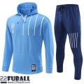 Sweatshirt Foot Manchester City blau ciel Herren 22 23 SW45