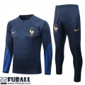 Trainingsanzug Frankreich blau Herren 22 23 TG333