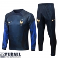 Trainingsanzug Frankreich blau Herren 22 23 TG341