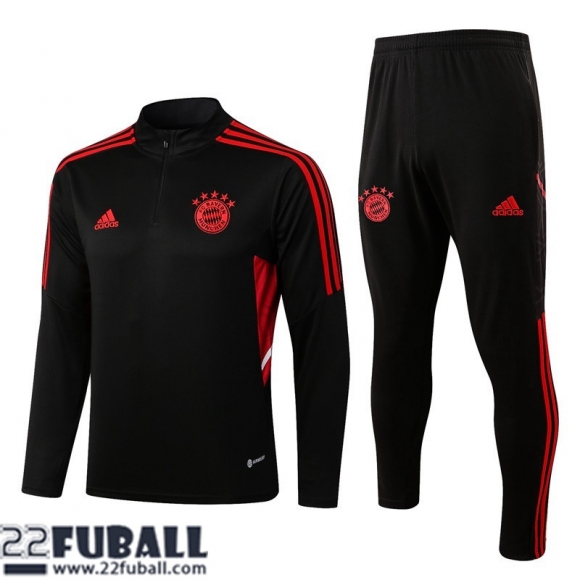 Trainingsanzug Bayern Munchen schwarz Herren 22 23 TG360