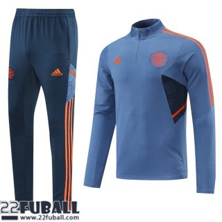 Trainingsanzug Manchester United blau Herren 22 23 TG375