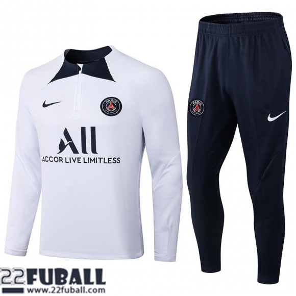 Trainingsanzug PSG Weiß Herren 22 23 TG386