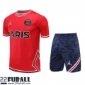 Trainingsanzug T Shirt PSG Rouge Herren 22 23 TG408