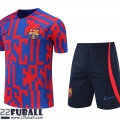 Trainingsanzug T Shirt Barcelona Rouge Bleu Herren 22 23 TG410