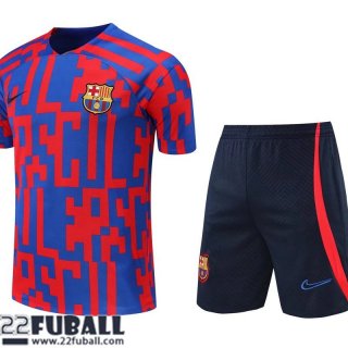 Trainingsanzug T Shirt Barcelona Rouge Bleu Herren 22 23 TG410