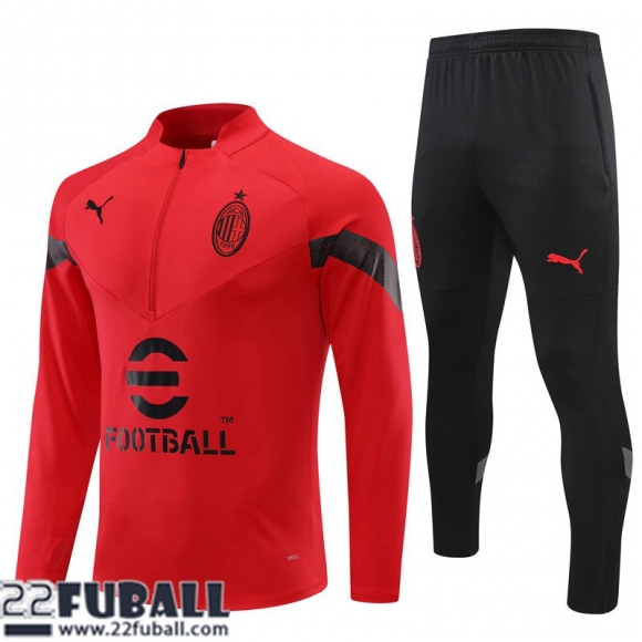 Trainingsanzug AC Milan Rouge Herren 22 23 TG420