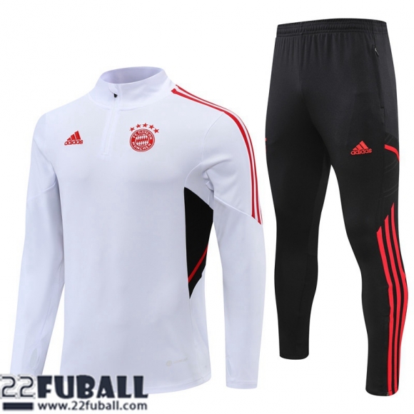 Trainingsanzug Bayern Munchen Weiß Herren 22 23 TG422