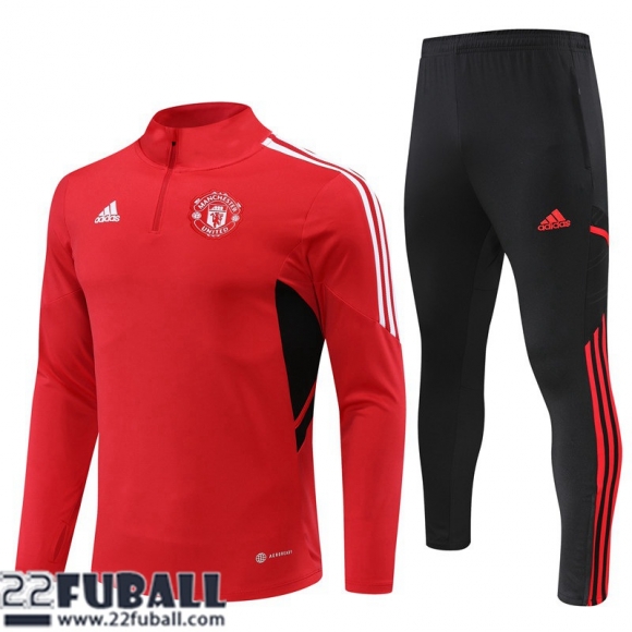 Trainingsanzug Manchester United Rouge Herren 22 23 TG430