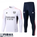 Trainingsanzug Arsenal Weiß Herren 22 23 TG443