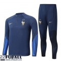 Trainingsanzug Frankreich blau Herren 22 23 TG457