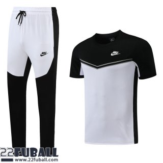Trainingsanzug T Shirt Sport weiß schwarz Herren 22 23 TG477