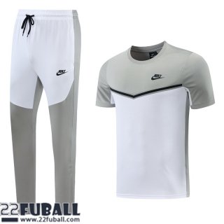 Trainingsanzug T Shirt Sport gris blanc Herren 22 23 TG480